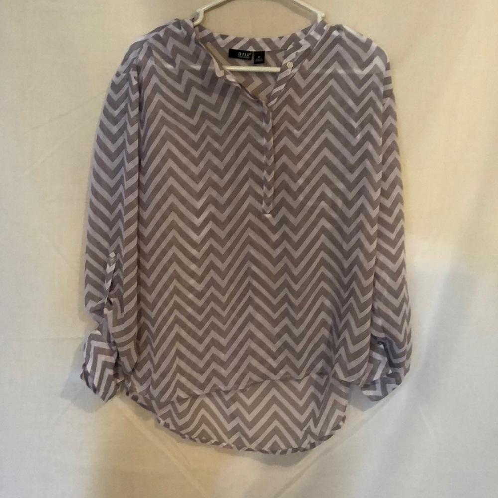 Sheer Grey blouse